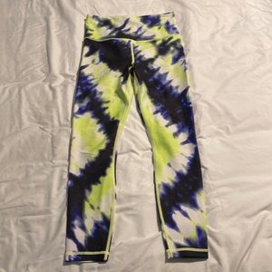 Athleta tie dye leggings (XS) like new